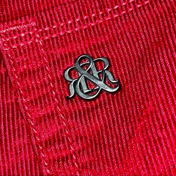 Rock & Republic Poison Apple Red Berlin Skinny Corduroy Pants Size 6 - Picture 12 of 16